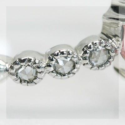 キラキラマーキスダイヤ9ピース マーキスがスタイリッシュ！ピンクトルマリンXローズカット