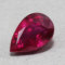 非加熱ピジョンブラットルビー ペアシェイプ 0.68ct 非加熱ピジョンブラットルビー ペアシェイプ 0.68ct