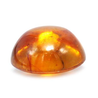 ☆オレンジ スファレライト ラウンド カボション 1.36ct 限定1個