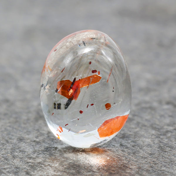 ☆サンストーン オーバルカボション 金魚 1.12ct１個限定※こちらのルースを使用してのカスタマイズもお受けできます。