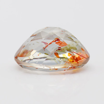 ☆2.38ct サンストーン 金魚 オーバル１個限定※こちらのルースを使用してのカスタマイズもお受けできます。 【ポイント10倍】  ローズカットダイヤ・カラーストーンのオーダージュエリー ベーネベーネ