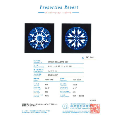 ☆鑑定書付 1.156ct ライトイエロー エクセレント ハート&キューピット