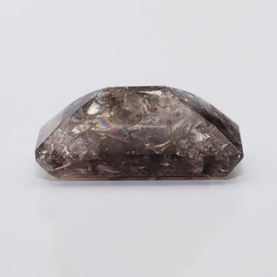 ☆18.24ct 爆裂スモーキークォーツ エクスプロージョン オクタゴン