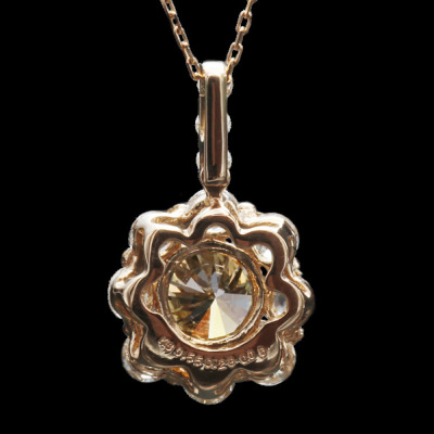 K18 ローズカット ダイヤモンドペントップ K18 ローズカット ダイヤモンドペントップ