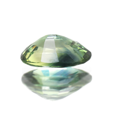 サファイア☆デザインカット バイカラーサファイア プリンセスカット スリランカ産 0.26ct