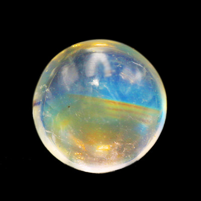 ☆7.9mm レインボームーンストーン ラウンド カボション 1.71ct 限定1
