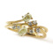 K18YG 0.75ct �}���`�J���[�_�C�������h �����O