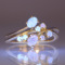 K18YG 0.75ct �}���`�J���[�_�C�������h �����O