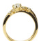 K18YG 0.75ct �}���`�J���[�_�C�������h �����O