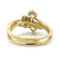 K18YG 0.75ct �}���`�J���[�_�C�������h �����O
