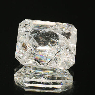 爆裂水晶 3.3ct オクタゴン