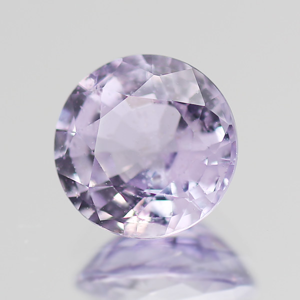 ☆ラベンダーカラーサファイア ラウンド 0.93ct１個限定※こちらのルースを使用してのカスタマイズもお受けできます。誕生石9月  ローズカットダイヤ・カラーストーンのオーダージュエリー ベーネベーネ