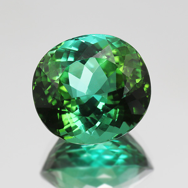 ☆フォレストグリーン トルマリン 10.44×11.16mm 5.65ct 限定1個 ...