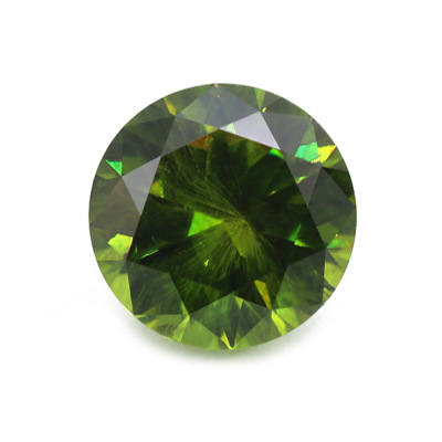 天然石　デマントイドガーネット 天然デマントイドガーネット 0.44ct 【ビビットグリーン】 ロシア