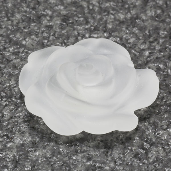 ☆限定9個 水晶 バラ フラワー 16mm※こちらのルースを使用しての