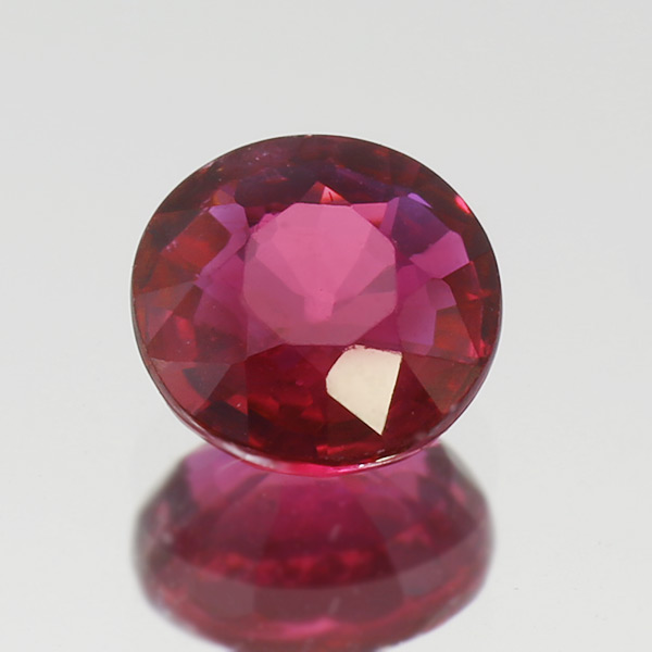☆鑑別書付 非加熱 ピジョンブラッド ルビー ラウンド 0.5ct 限定1個