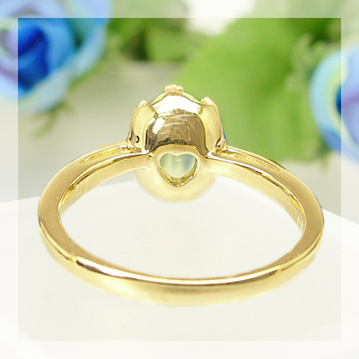 プレナイトミルククラウンセッティング リング PT900 K18 K10対応