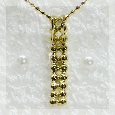 グリーントルマリンプレシャスペンダント PT900 K18 K10対応 ローズ