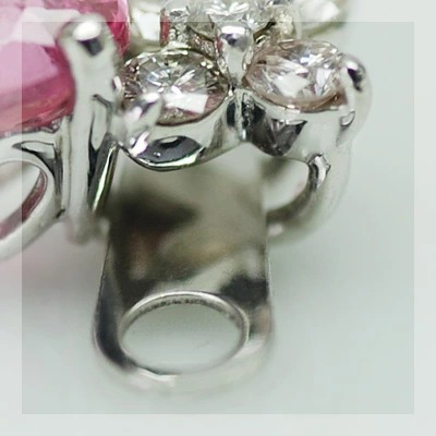 ルベライトxダイヤモンド“エクセレント”ペンダントトップ PT900 K18