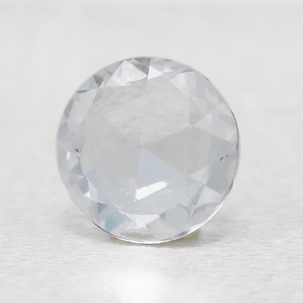 ☆ホワイトサファイア ローズカット ラウンド 0.83ct 限定1個 ※こちら