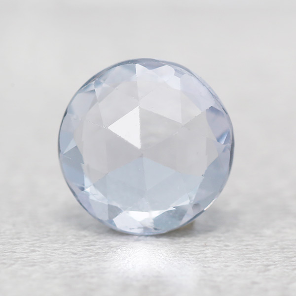 ☆ラベンダーサファイア ローズカット ラウンド 0.86ct 限定1個