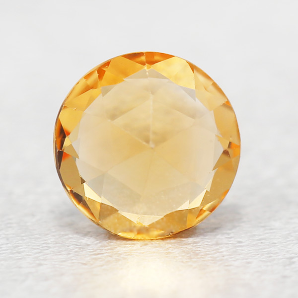 ☆オレンジサファイア ローズカット ラウンド 0.85ct 限定1個 ※こちら