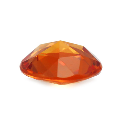 ☆レッドオレンジサファイア ローズカット ラウンド 0.82ct 限定1個