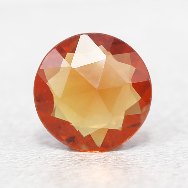 ☆レッドオレンジサファイア ローズカット ラウンド 0.7ct 限定1個