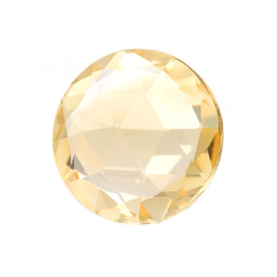 ☆オレンジイエローサファイア ローズカット ラウンド 0.94ct 限定1個