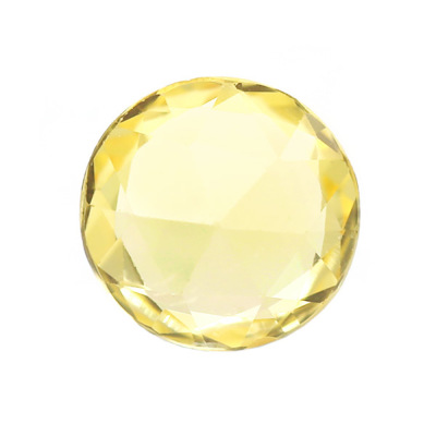 ☆イエローサファイア ローズカット ラウンド 0.85ct 限定1個 ※こちら