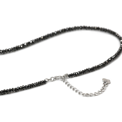 数量限定 K18WG 20ct ブラックダイヤモンド ネックレス 誕生石4