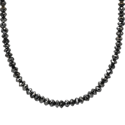 数量限定 K18WG 20ct ブラックダイヤモンド ネックレス 誕生石4