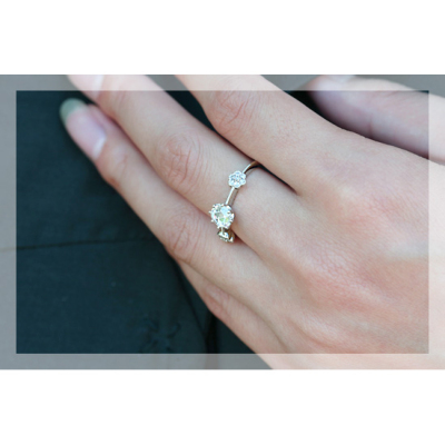 Pt900/ K14WG サファイア ダイヤモンド ピアス 0.99ct D0.60ctの