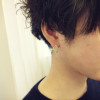 uWGCv_Ch sAX@JYUEI Diamond pierced earring @MYTHOS series