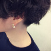 uWGCv_Ch sAX@JYUEI Diamond pierced earring @MYTHOS series