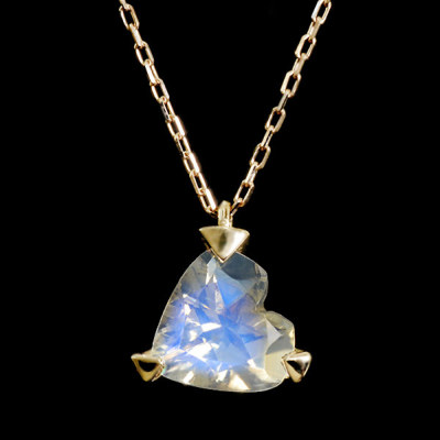 6mm ラブラドライト（ロイヤルブルームーンストーン） ハート