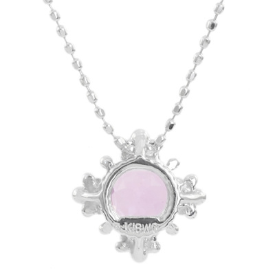 6mm AAA クンツァイトペンダントトップ「リリー」PT900 K18 K10