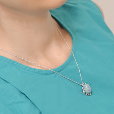 SVシリーズ Ardito-アルディート-ミルキーアクアマリンペンダント