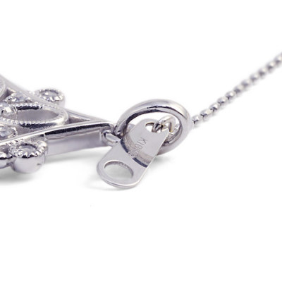 ローズカットダイヤモンドキーペンダントトップPT900 K18 K10対応