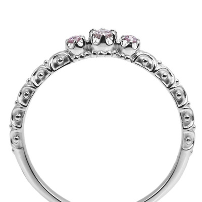 PT900 【ピンクダイヤモンドリング】　新品・未使用（✨お値下げ✨） Pt900 天然ダイヤモンドリング D0.52ct PT900 ダイヤモンド リング