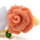 【限定1本】桃珊瑚×白珊瑚×グリーンガーネット×ローズカットダイヤリング「白バラと紅バラ」