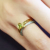 MYTHOS series HIKARI Sphene~Diamond ring uvXtF[~_Ch O