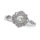 PT900 4.5mm ローズカットダイヤモンド リング PT900 4.5mm ローズカットダイヤモンド リング
