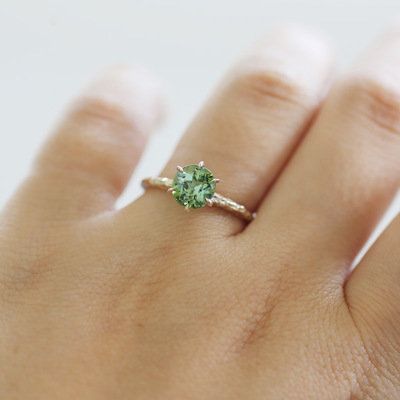 選べるアフガニスタン産 トルマリン リング エッセ 指輪 PT900 K18 K10