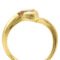 K18YG 0.51ct UV�u�� �C�G���[�_�C�������h �����O