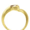 K18YG 0.51ct UV�u�� �C�G���[�_�C�������h �����O
