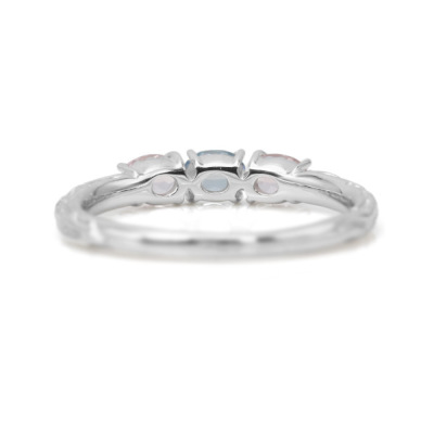 モルガナイト アクアマリン リング ラーマ 指輪 PT900 K18 K10対応