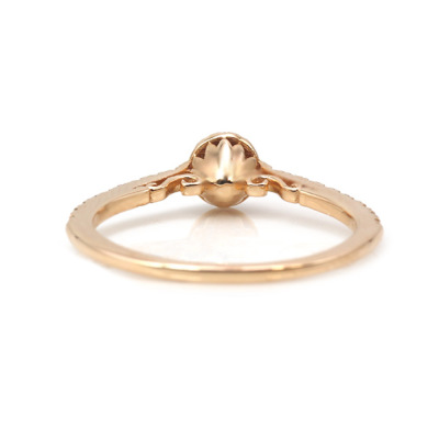 限定1本 K18PG 0.07ct ピンクダイヤモンド 0.12ct ダイヤモンド リング