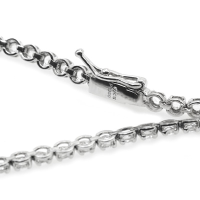 限定2本 PT900/PT850 0.6ct ローズカットダイヤモンド ブレスレット