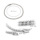 PT900/PT850 0.6ct ���[�Y�J�b�g�_�C�������h �u���X